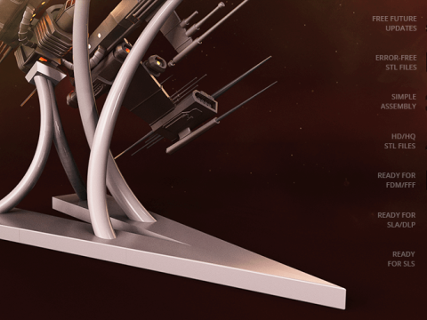 Eve Rifter 3D Figuries Ready To Print 3Dプリントモデル