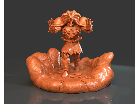 Exodia The Forbidden Separate Parts 3D Figuries Ready To Print 3D Print Model