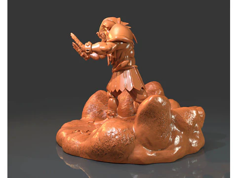 Exodia The Forbidden Separate Parts 3D Figuries Ready To Print 3D Print Model