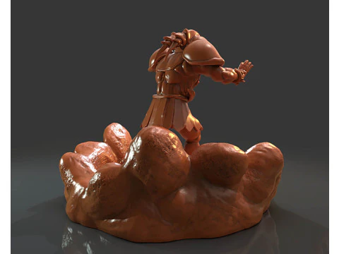 Exodia The Forbidden Separate Parts 3D Figuries Ready To Print 3D Print Model