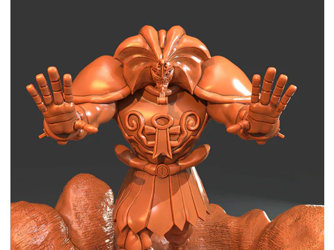 Exodia The Forbidden Separate Parts 3D Figuries Ready To Print 3D Print Model
