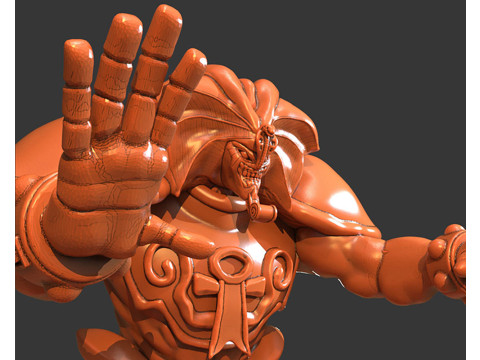 Exodia The Forbidden Separate Parts 3D Figuries Ready To Print 3D-printmodel