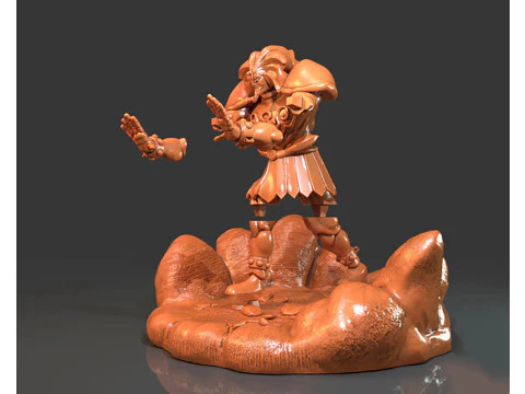 Exodia The Forbidden Separate Parts 3D Figuries Ready To Print 3D Print Model