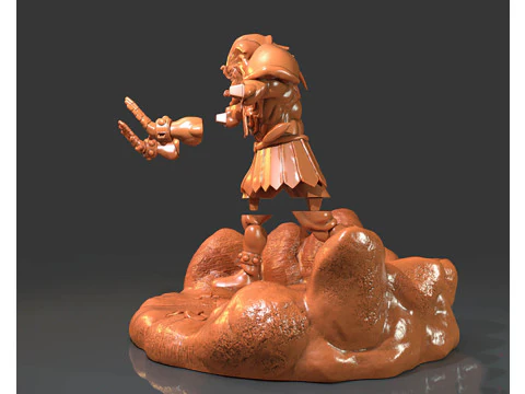 Exodia The Forbidden Separate Parts 3D Figuries Ready To Print 3D Print Model
