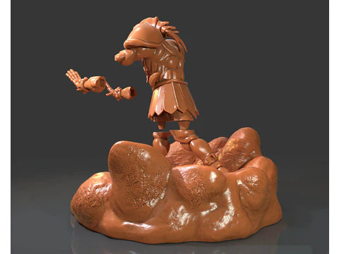 Exodia The Forbidden Separate Parts 3D Figuries Ready To Print 3D Print Model