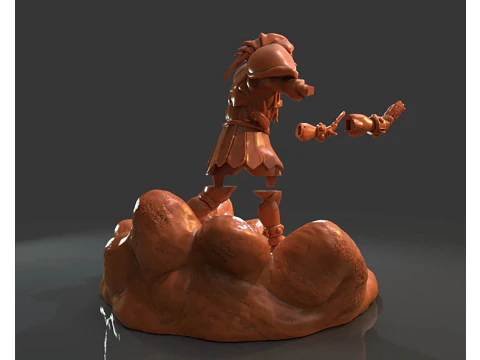 Exodia The Forbidden Separate Parts 3D Figuries Ready To Print 3D Print Model