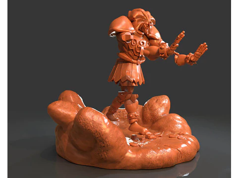 Exodia The Forbidden Separate Parts 3D Figuries Ready To Print 3D Print Model