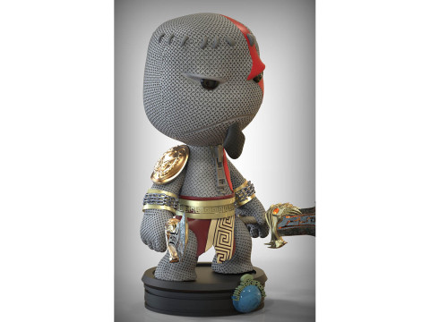 Kratos Washed 3D Figuries Ready To Print 3Dプリントモデル