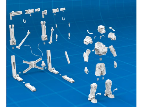 T-60 Power Armor Static Figure 3D Figuries Ready To Print 3D Print Model