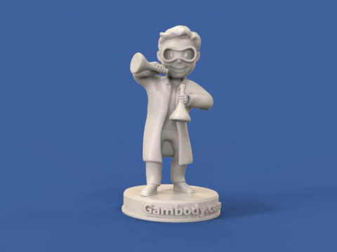 Vault Boy 3D Figuries Ready To Print 3D Print Model