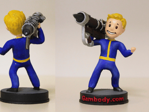 Vault Boy 3D Figuries Ready To Print 3D Print Model