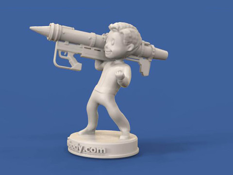 Vault Boy 3D Figuries Ready To Print 3D Print Model