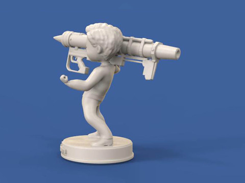 Vault Boy 3D Figuries Ready To Print 3D Print Model