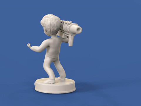Vault Boy 3D Figuries Ready To Print 3D Print Model