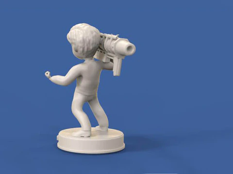 Vault Boy 3D Figuries Ready To Print 3D Print Model