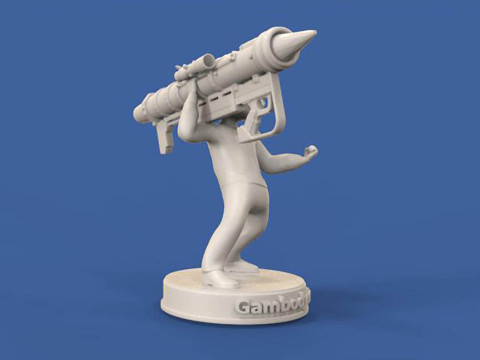 Vault Boy 3D Figuries Ready To Print 3D Print Model