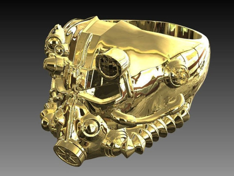 Fallout Ring 3D Figuries Ready To Print 3D Print Model