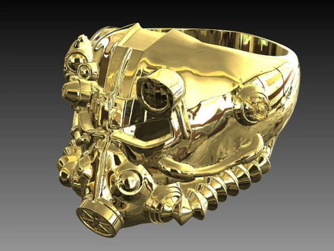Fallout Ring 3D Figuries Ready To Print 3D Print Model