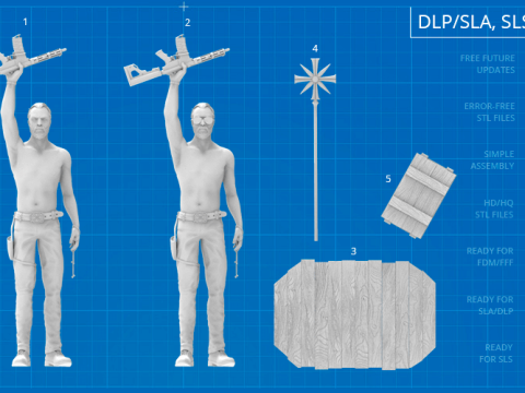 Joseph Seed 3D Figuries Ready To Print 3D Print Model