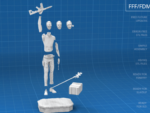 Joseph Seed 3D Figuries Ready To Print 3D Print Model