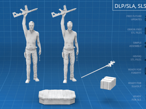 Joseph Seed 3D Figuries Ready To Print 3D Print Model