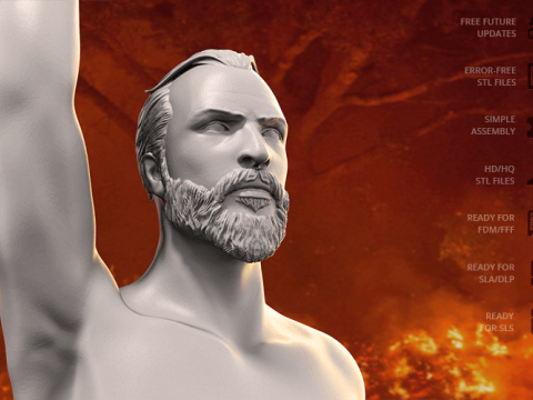 Joseph Seed 3D Figuries Ready To Print 3D Print Model