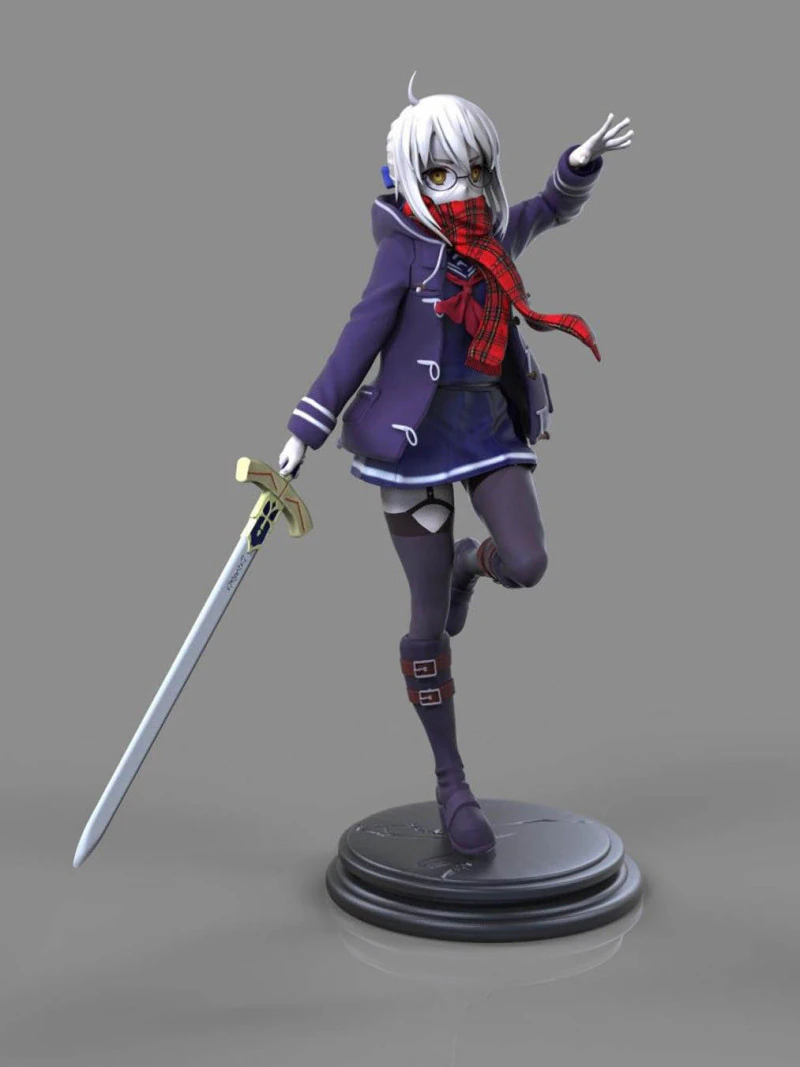 Mysterious Heroine X Alter 3D Figuries Ready To Print 3D Print Model .c4d .max .obj .3ds .fbx .stl .blend 