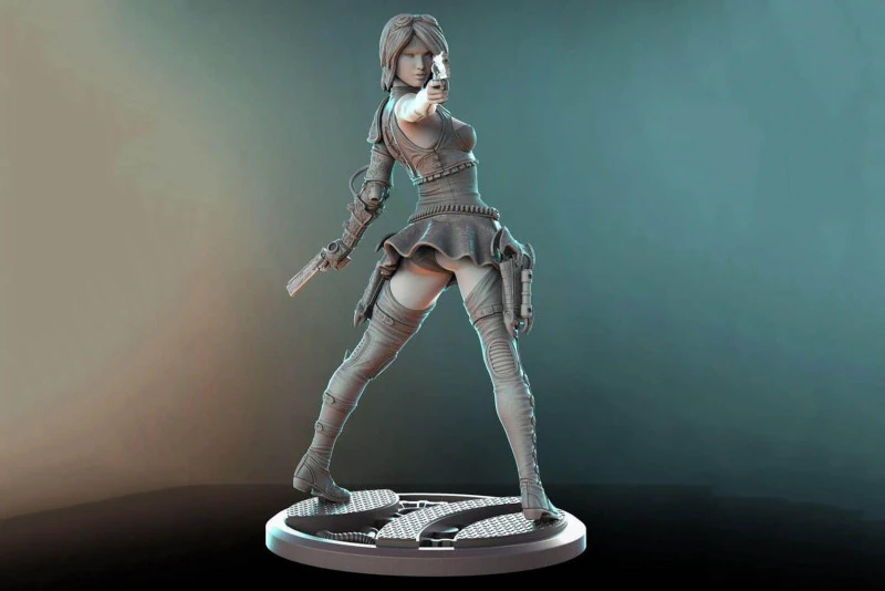 Felicia 3D Figuries Ready To Print 3D Print Model .c4d .max .obj .3ds .fbx .stl .blend