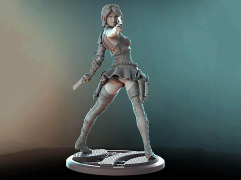 Felicia 3D Figuries Ready To Print 3D Принт Модель