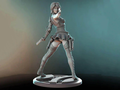 Patung 3D Felicia Siap Dicetak Model Cetak 3D