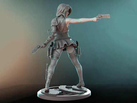 Felicia 3D Figuries Ready To Print 3Dプリントモデル