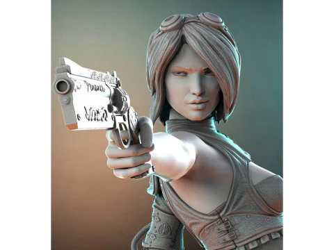Felicia 3D Figuries Ready To Print 3D Print Model