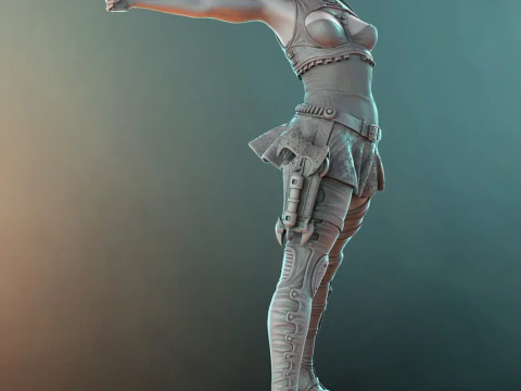 Felicia 3D Figuries Ready To Print 3D Print Model