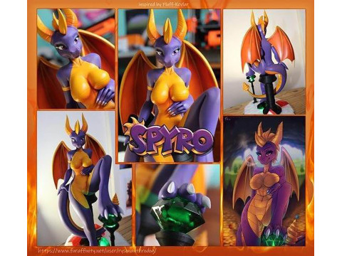 Fem Spyro Ready To Print 3D Print Model