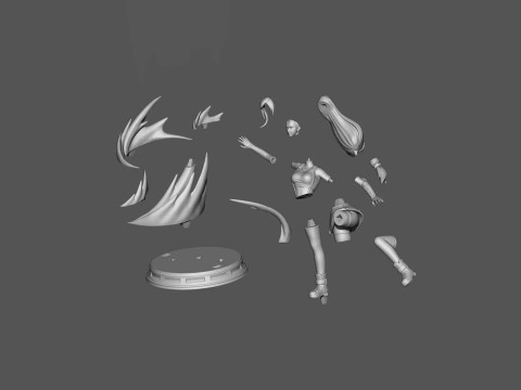 Tifa Lockhart Ready To Print Modelo de impresión 3D