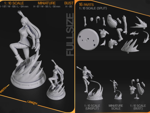 Tifa Lockhart Ready To Print Modelo de impresión 3D