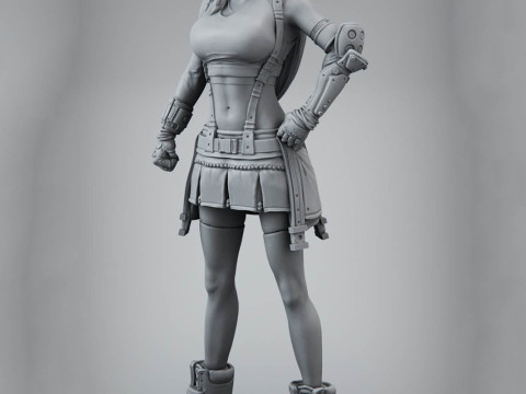 Tifa Ready To Print 3D 프린트 모델