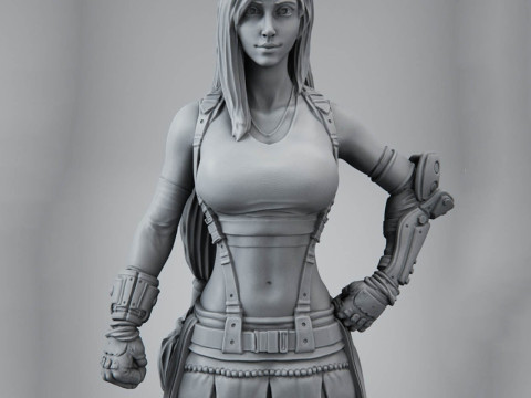 Tifa Ready To Print 3D 프린트 모델