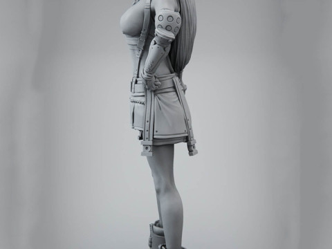 Tifa Ready To Print 3D 프린트 모델