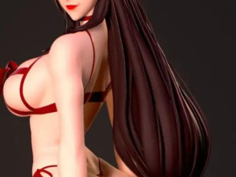 Tifa Valentines Ready To Print 3D Print Model