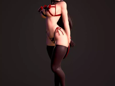Tifa Valentines Ready To Print 3D Print Model