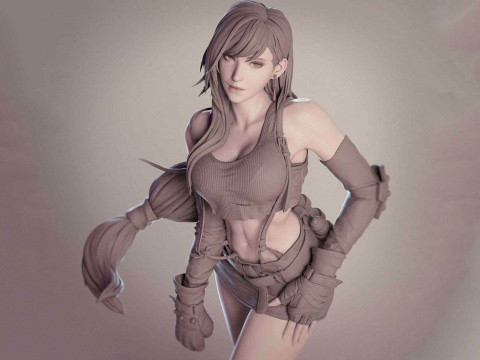 Tifa Ready To Print 3D Print Model