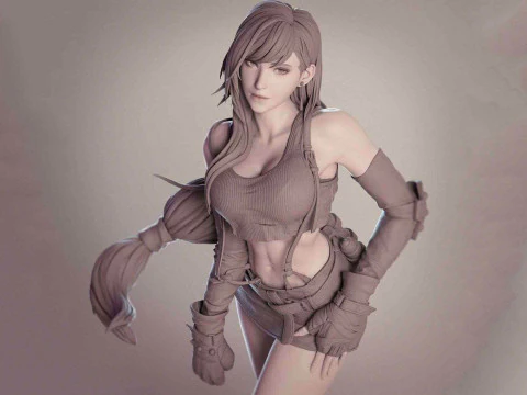 Tifa Ready To Print 3D Print Model