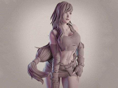 Tifa Ready To Print 3D Print Model