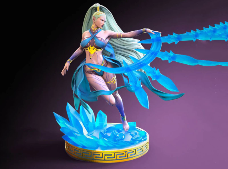 Shiva Final Fantasy Ready To Print 3D Print Model .c4d .max .obj .3ds .fbx .stl .blend 