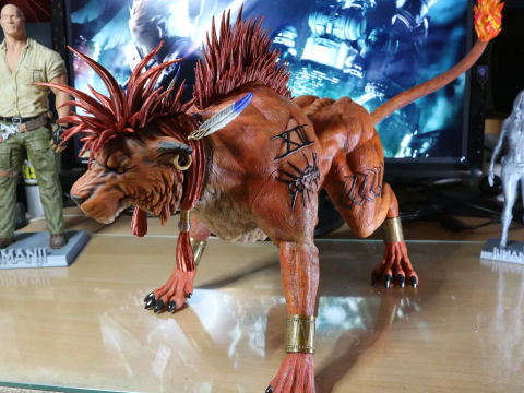 Red Xiii Statue Model Ready To Print 3D प्रिंट मॉडल