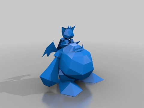 Final Fantasy VII All Charachters Low Poly Ready To Print 3D Baskı Modeli