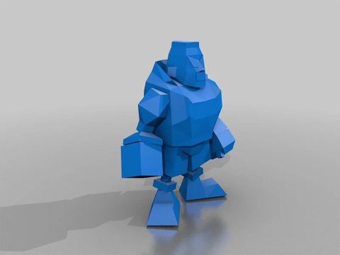 Final Fantasy VII All Charachters Low Poly Ready To Print 3D Baskı Modeli