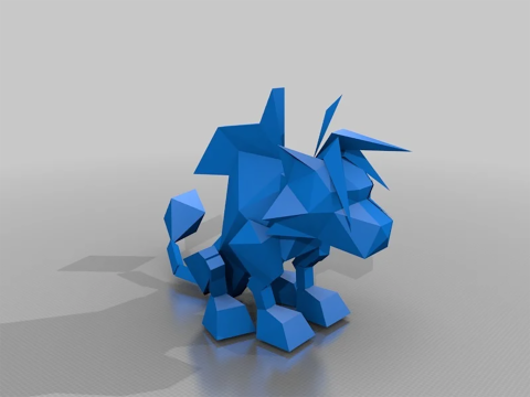 Final Fantasy VII All Charachters Low Poly Ready To Print 3D Baskı Modeli