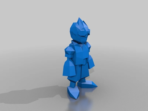 Final Fantasy VII All Charachters Low Poly Ready To Print 3D Baskı Modeli